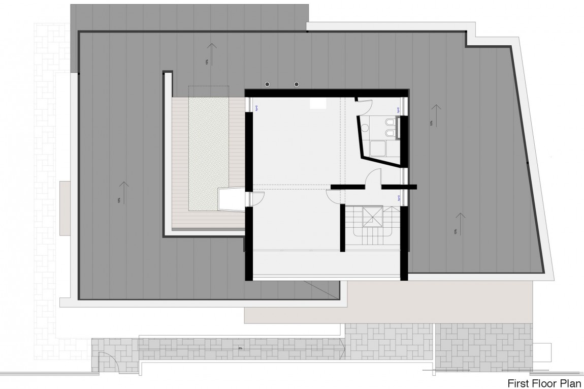 ДИзайн интерьера дома из дерева и камня A.B. House в Тимишоара, Румыния