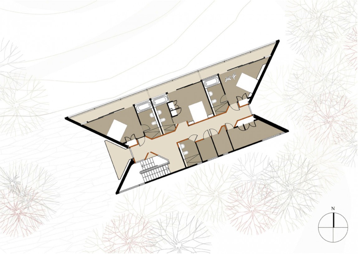 Интерьер современного дома Cloudy Bay Shack в Новой Зеландии