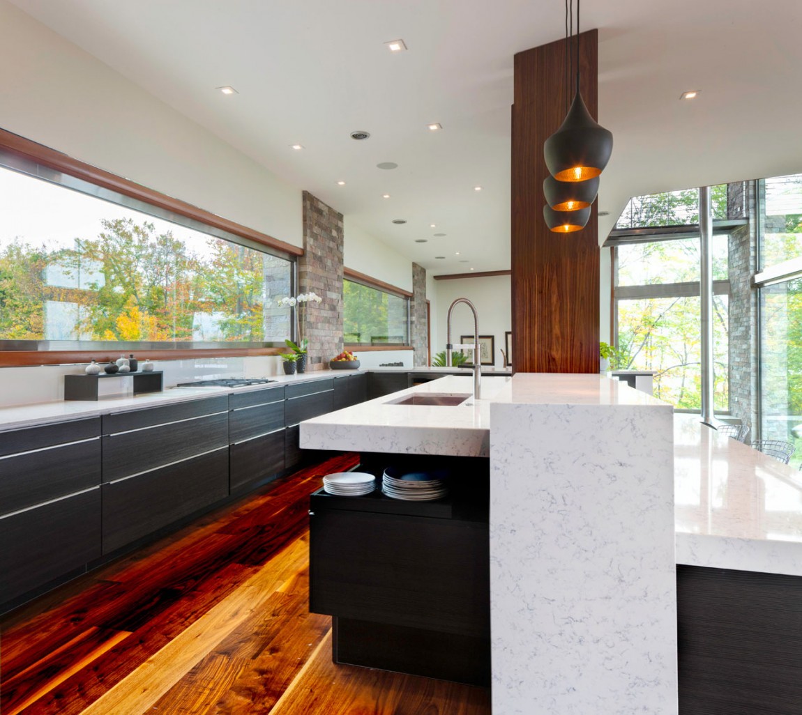 Дизайн интерьера дома M-22 House в Мичигане, США