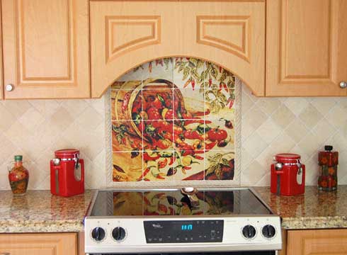 pepper pail kitchen backsplash idea