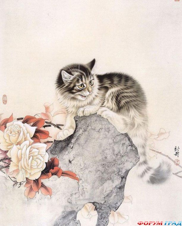 Кошки в гохуа