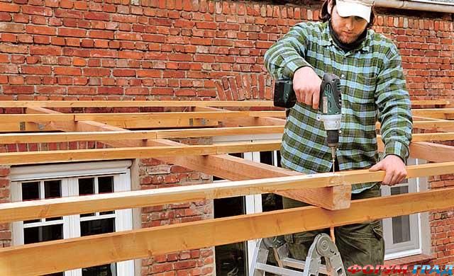 Простой навес для начи