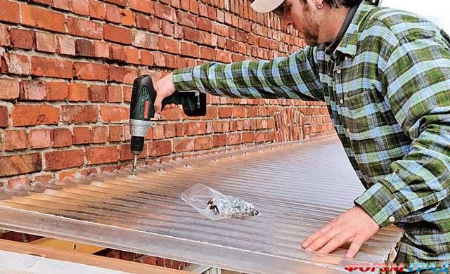 Простой навес для начи