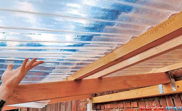 Простой навес для начи