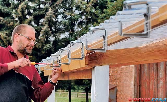 Простой навес для начи