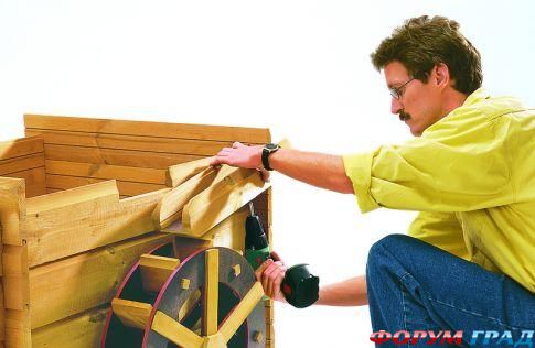 Декоративаня садовая мельница