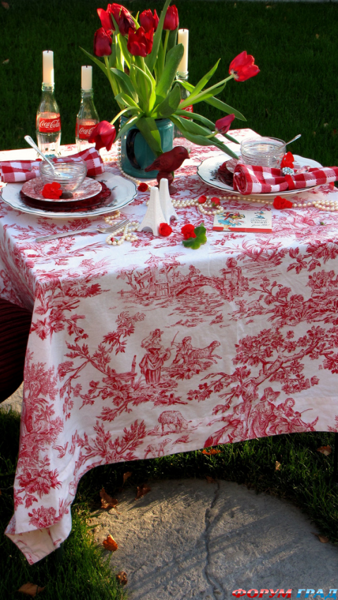 столик на террасе