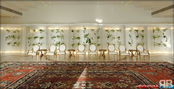 цветочная стена