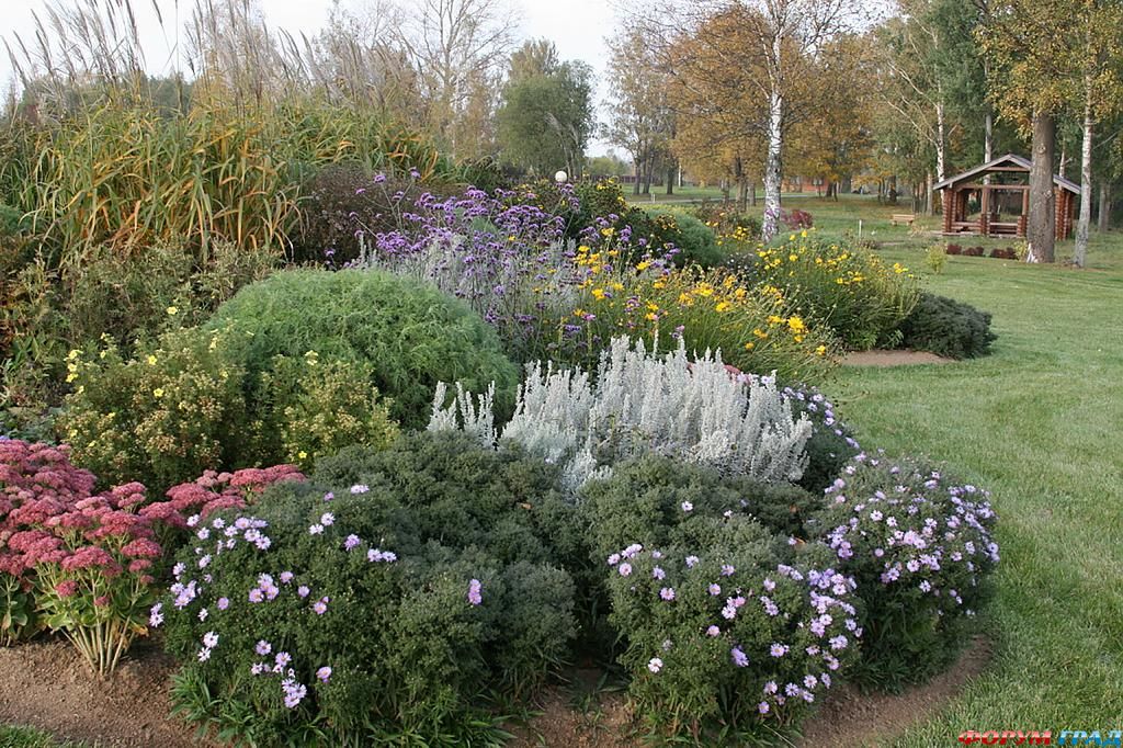Пейзажный цветник