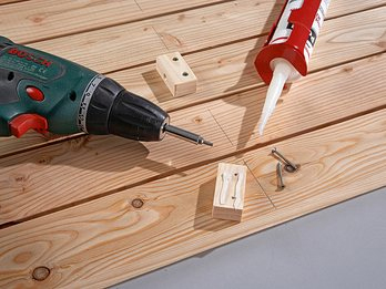 Садовый стал из досок