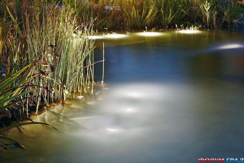 Подсветка водоема