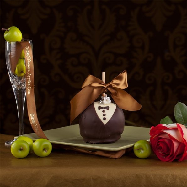 яблоки в шоколаде