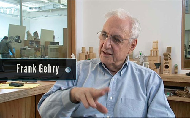 Величайший архитектор мира Frank Gehry в своей студии