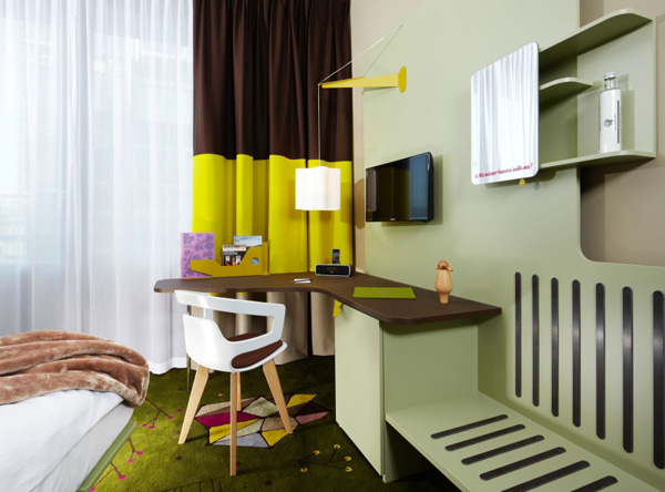 25 Hours Hotel in Zurich Charms With Brilliant Interiors