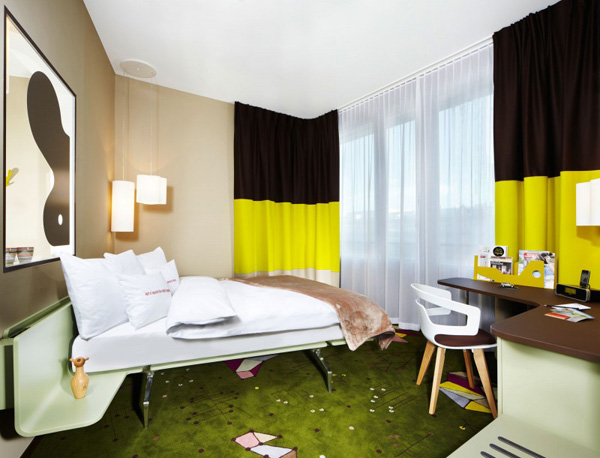 25 Hours Hotel in Zurich Charms With Brilliant Interiors