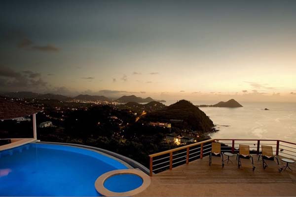 Amazing rental villa in the Caribbean featuring exceptional panoramas