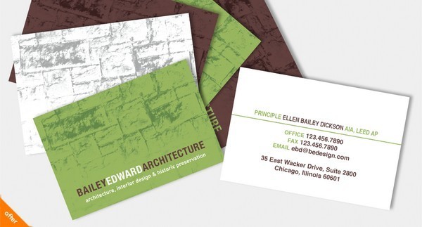 Architects’ Business Cards for Delivering Your Message the Creative Way