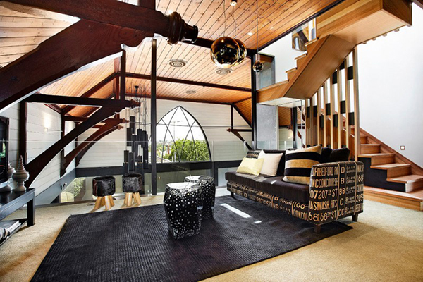 Anglican Church Turned Into a Modern Fancy Home