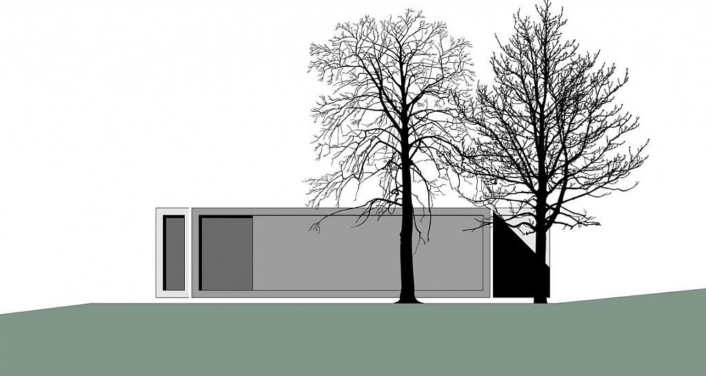 Compact L-Shaped Atypical Home