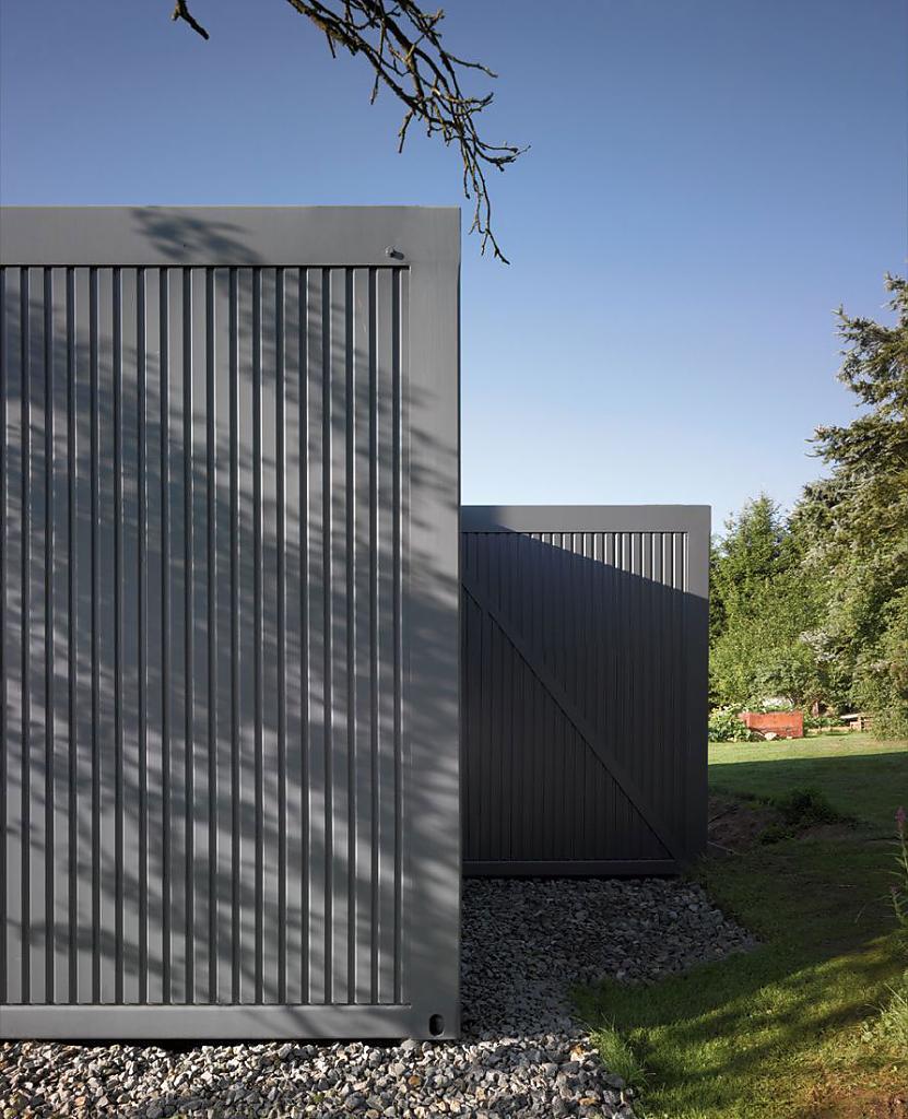 Compact L-Shaped Atypical Home