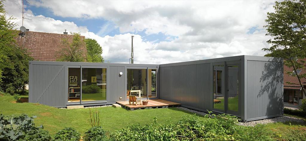 Compact L-Shaped Atypical Home