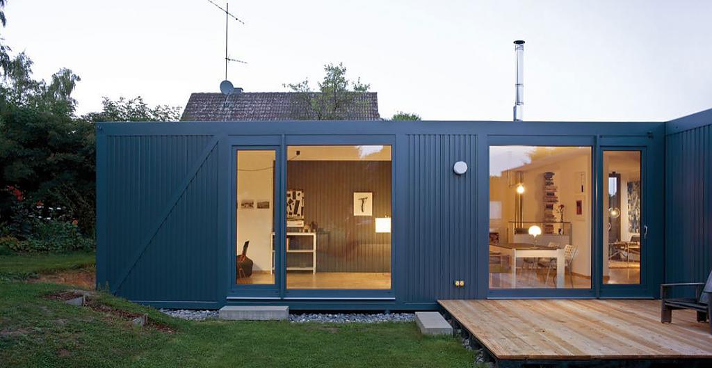 Compact L-Shaped Atypical Home