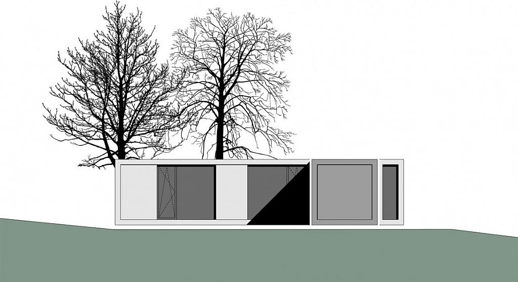 Compact L-Shaped Atypical Home
