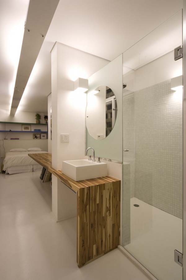 Contemporary apartment in Sao Paulo shared by father and son