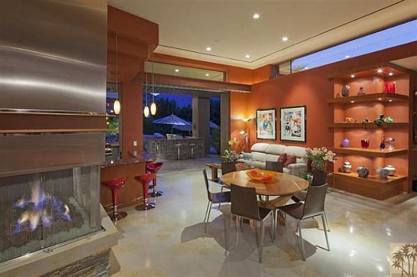 Contemporary Palm Springs Villa Charms with Luxury
