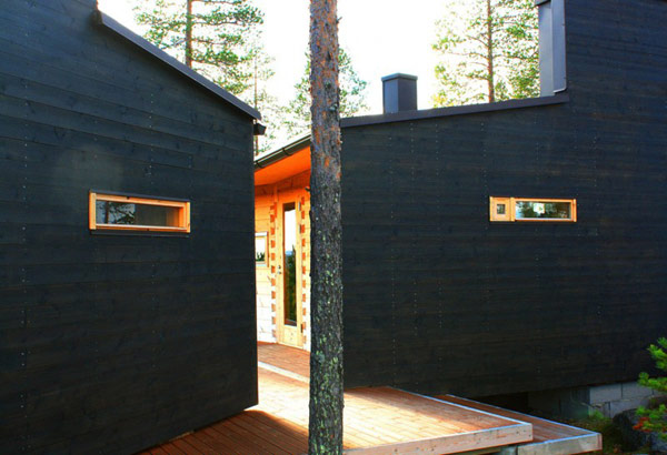Creative Wooden Hideaway in Lapland