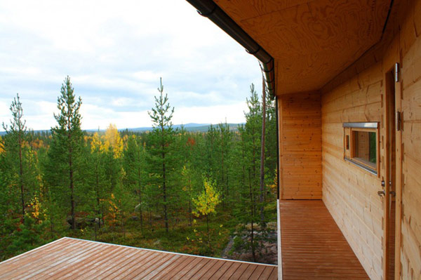 Creative Wooden Hideaway in Lapland