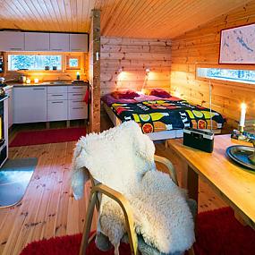 Creative Wooden Hideaway in Lapland