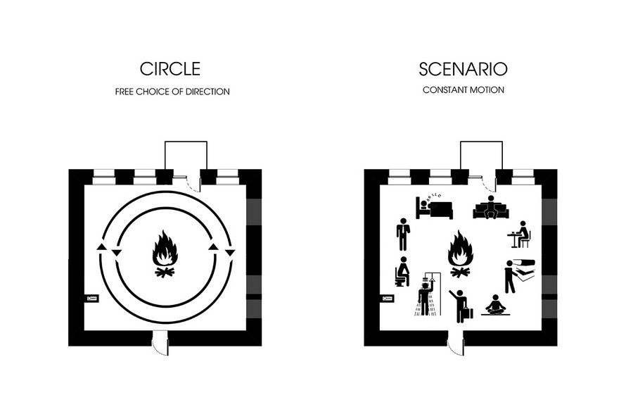 Apartment Design Constant Motion in Kiev