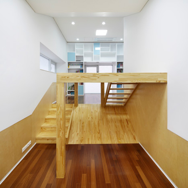 Eccentric White Residence With Square Perforations