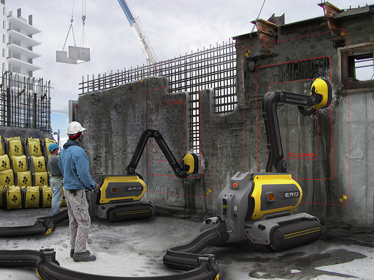 ERO Concrete Recycling Robot