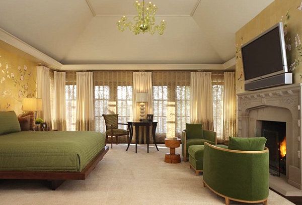 Eye-Catching Wallpapered Rooms