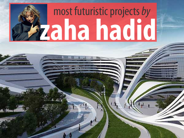 Самые футуристические архитектурные проекты Захи Хадид