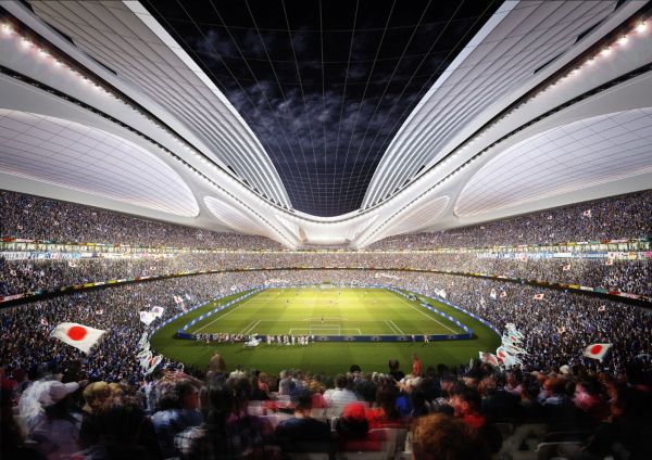 Новый национальный стадион в Токио