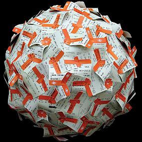 Geodesic Spheres from Recycled Materials