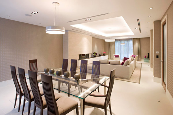 Contemporary, Luxurious Interiors at Grange View Residence in UK