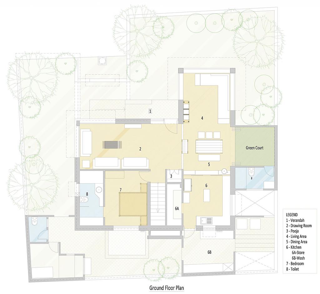 The Green House by Hiren Patel Architects