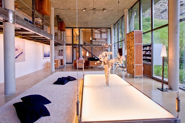 Heinz Julen Loft Offers Lavish Comforts Amidst Majestic Swiss Alps