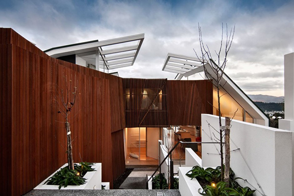 Дом с видом на Ботанический сад Веллингтона от Parsonson Architects