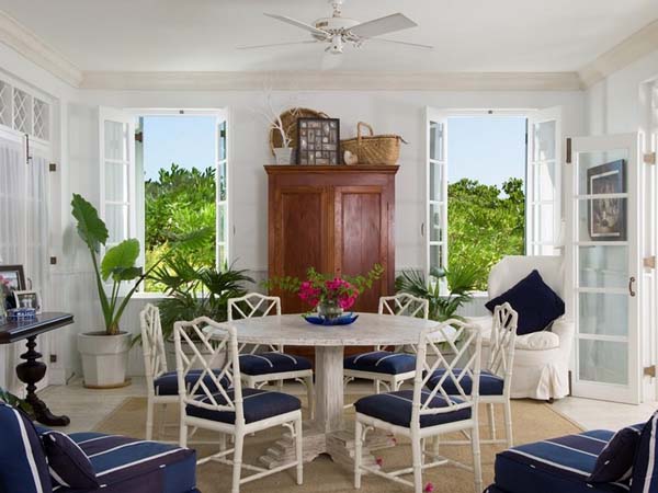 Luscious Barbadian residence featuring exotic interior design
