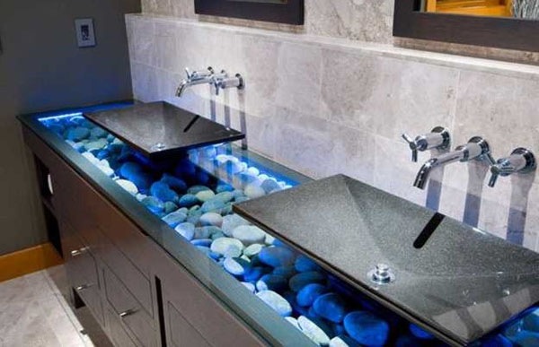 Natural Stone Pebbles in Interior Design