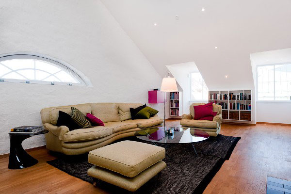 Attic Rooms Cleverly Making Use of All Available Space