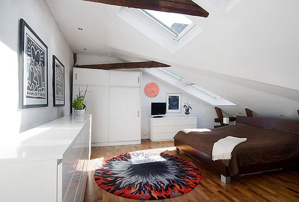 Attic Rooms Cleverly Making Use of All Available Space