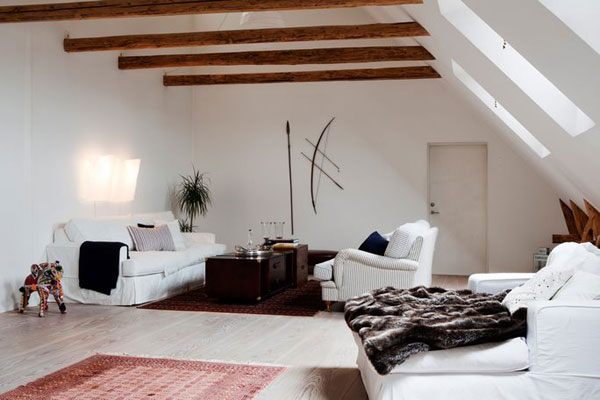 Attic Rooms Cleverly Making Use of All Available Space