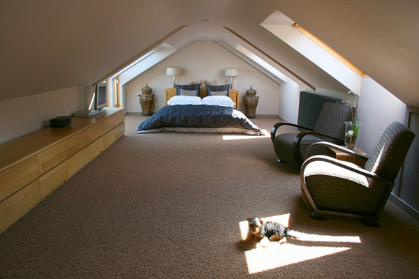 Attic Rooms Cleverly Making Use of All Available Space