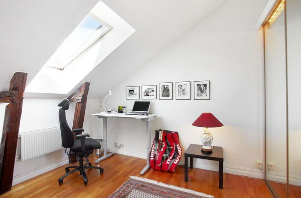 Attic Rooms Cleverly Making Use of All Available Space